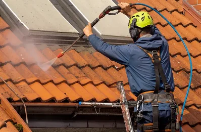 Démoussage et hydrofuge de toiture à Ilhat